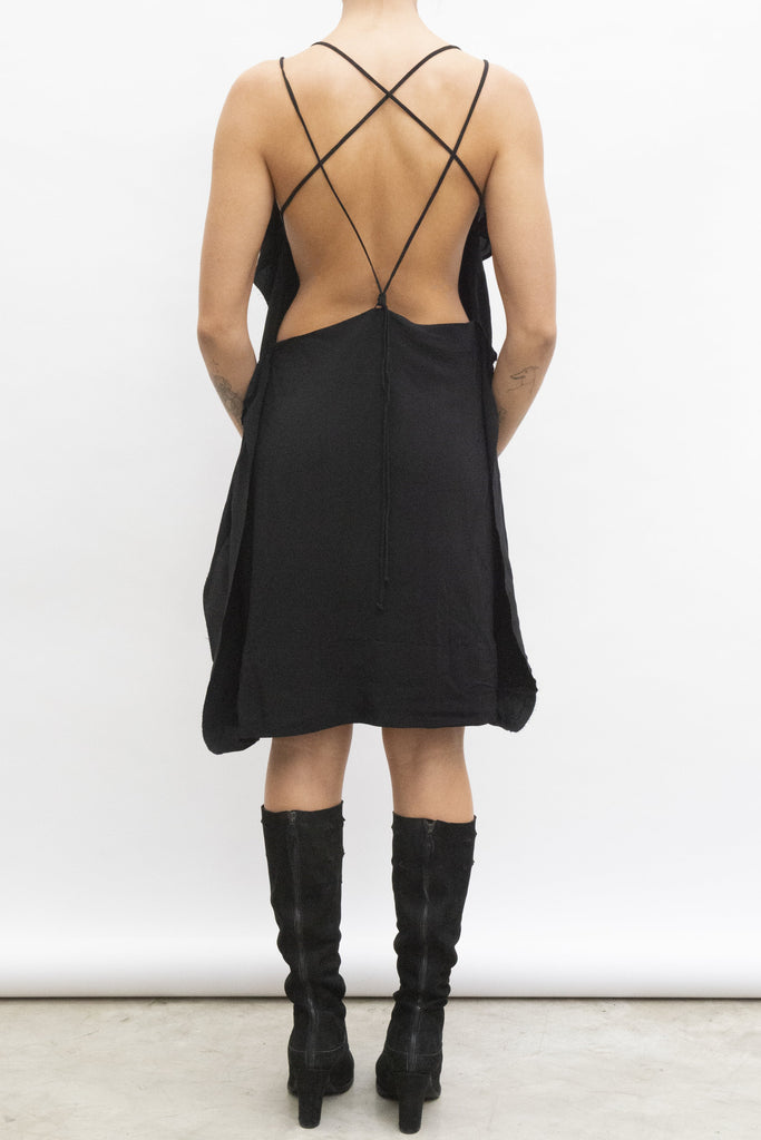 BLACK SHORT DRESS