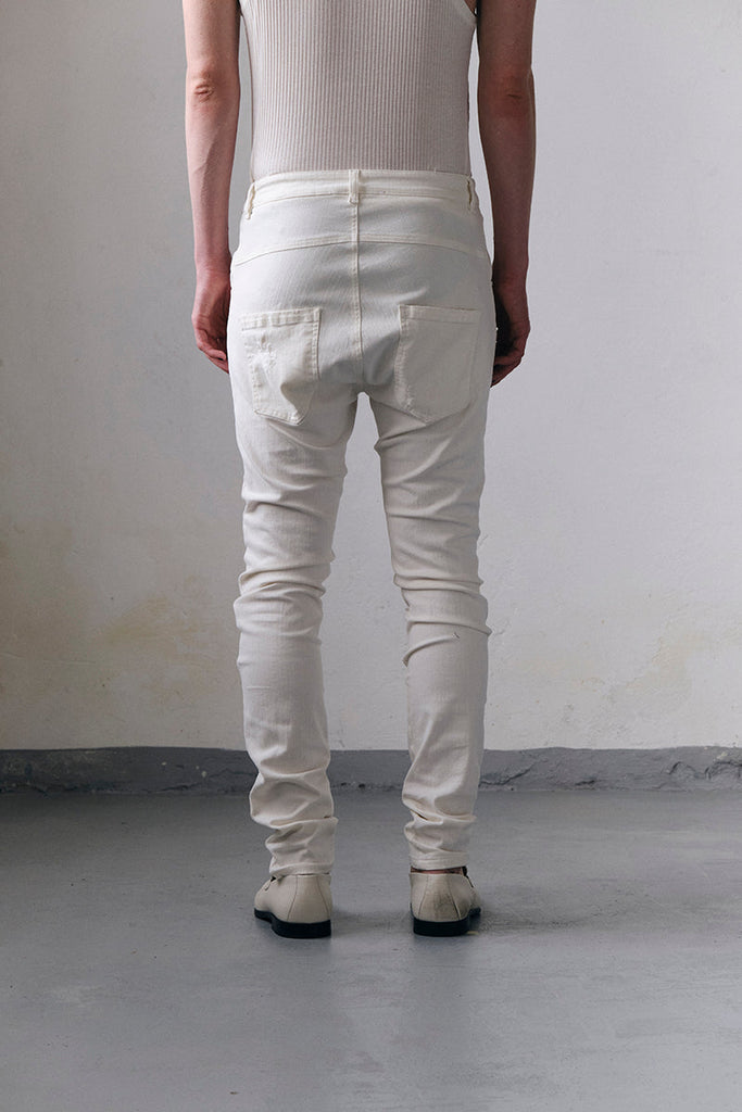 Ripped- white pants