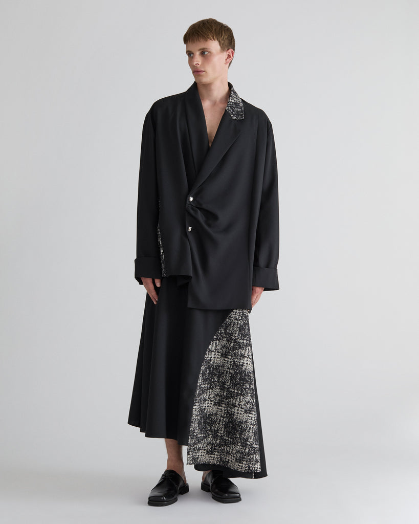 Black and White Suit Jacket